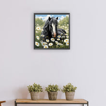 Load image into Gallery viewer, Horse-Full Round Diamond Painting-30x30cm