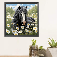Load image into Gallery viewer, Horse-Full Round Diamond Painting-30x30cm