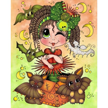 Load image into Gallery viewer, Girl-Full Round Diamond Painting-40x50cm