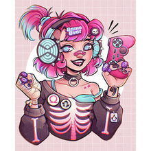 Load image into Gallery viewer, Girl-Full Round Diamond Painting-40x50cm