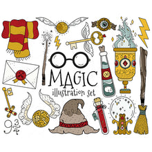 Load image into Gallery viewer, Harry Potter-Full Round Diamond Painting-50x40cm