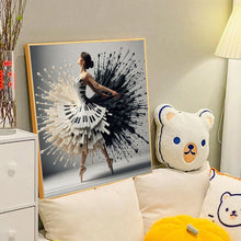 Load image into Gallery viewer, Piano Girl-Full Round Diamond Painting-40x40cm