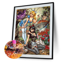 Load image into Gallery viewer, Disney Alice-Full Round Diamond Painting-40x50cm