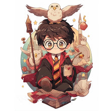 Load image into Gallery viewer, Harry Potter-Full Round Diamond Painting-30x40cm