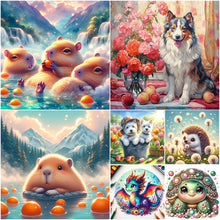 Load image into Gallery viewer, Animal-Full Round Diamond Painting-30x30cm