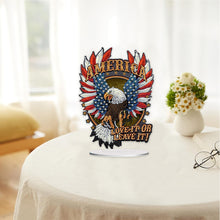 Load image into Gallery viewer, Independence Day-Single Side Drill-Acrylic Diamond Desktop Ornament