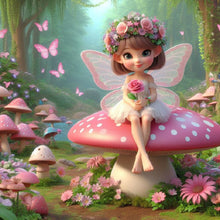 Load image into Gallery viewer, Life Of Pets Girl-Full Round Diamond Painting-30x30cm