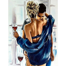 Load image into Gallery viewer, Couple-Full Round Diamond Painting-30x40cm