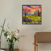 Load image into Gallery viewer, Country House-Full Round Diamond Painting-30x30cm