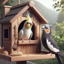 Load image into Gallery viewer, Yellow-Haired Parrot-Full Round Diamond Painting-30x30cm