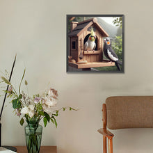 Load image into Gallery viewer, Yellow-Haired Parrot-Full Round Diamond Painting-30x30cm