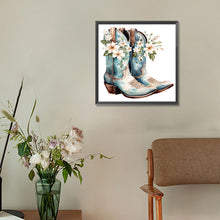 Load image into Gallery viewer, Cowboy Boots-Full Round Diamond Painting-30x30cm