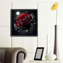 Load image into Gallery viewer, Red Rose-Full Round Diamond Painting-40x40cm