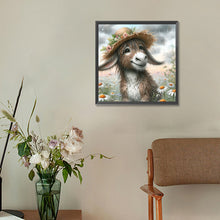 Load image into Gallery viewer, Donkey-Full Round Diamond Painting-30x30cm