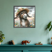 Load image into Gallery viewer, Donkey-Full Round Diamond Painting-30x30cm