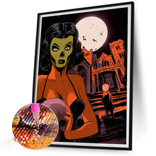 Load image into Gallery viewer, Skeleton Woman-Full Round Diamond Painting-40x50cm