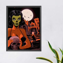 Load image into Gallery viewer, Skeleton Woman-Full Round Diamond Painting-40x50cm