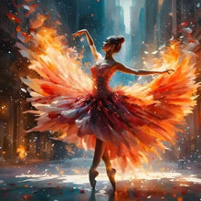 Load image into Gallery viewer, Girl-Full Round Diamond Painting-30x30cm