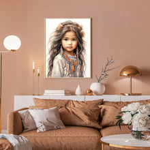 Load image into Gallery viewer, Indian Girl-Full Round Diamond Painting-30x40cm