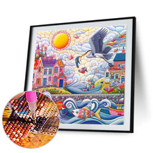 Load image into Gallery viewer, Color House-Full Round Diamond Painting-40x40cm