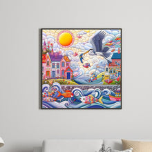 Load image into Gallery viewer, Color House-Full Round Diamond Painting-40x40cm