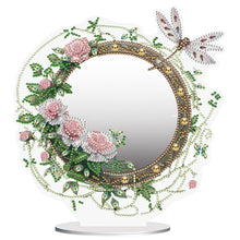 Load image into Gallery viewer, Butterfly-Diamond Compact Makeup Mirror