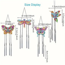 Load image into Gallery viewer, Butterfly-Acrylic Crystal Wind Chimes Pendant