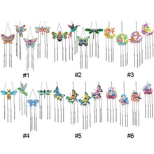 Load image into Gallery viewer, Butterfly-Acrylic Crystal Wind Chimes Pendant