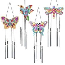 Load image into Gallery viewer, Butterfly-Acrylic Crystal Wind Chimes Pendant