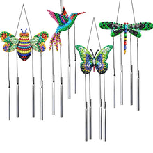 Load image into Gallery viewer, Butterfly-Acrylic Crystal Wind Chimes Pendant