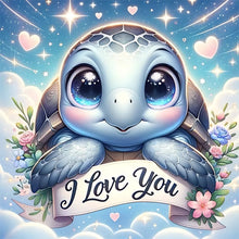 Load image into Gallery viewer, Sea Turtle-Full Round Diamond Painting-30x30cm