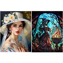 Load image into Gallery viewer, Woman-Full Round Diamond Painting-30x40cm