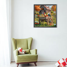 Load image into Gallery viewer, Village Rooster-Full Round Diamond Painting-40x40cm