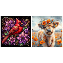 Load image into Gallery viewer, Cardinal Cattle-Full Round Diamond Painting-40x40cm