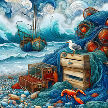 Load image into Gallery viewer, Landscape-Full Round Diamond Painting-40x40cm