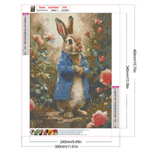 Load image into Gallery viewer, Rabbit-Full Round Diamond Painting-30x40cm
