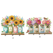 Load image into Gallery viewer, Flower-Diamond Art Craft Wall Hooks