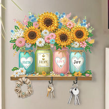 Load image into Gallery viewer, Flower-Diamond Art Craft Wall Hooks