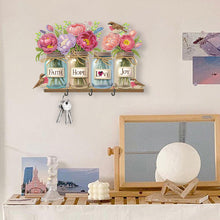 Load image into Gallery viewer, Flower-Diamond Art Craft Wall Hooks