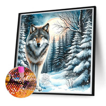 Load image into Gallery viewer, Wolf-Full Round Diamond Painting-50x50cm