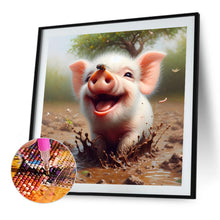 Load image into Gallery viewer, Pet Piggy-Full Round Diamond Painting-40x40cm
