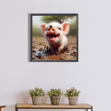 Load image into Gallery viewer, Pet Piggy-Full Round Diamond Painting-40x40cm