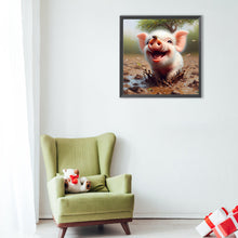 Load image into Gallery viewer, Pet Piggy-Full Round Diamond Painting-40x40cm