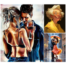 Load image into Gallery viewer, Couple-Full Round Diamond Painting-30x40cm