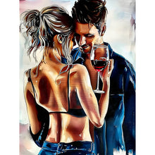 Load image into Gallery viewer, Couple-Full Round Diamond Painting-30x40cm