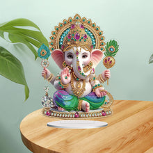 Load image into Gallery viewer, Elephant-Single Side Drill-Acrylic Diamond Desktop Ornament