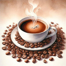 Load image into Gallery viewer, Coffee-Full Round Diamond Painting-30x30cm