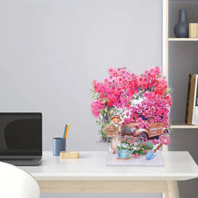 Load image into Gallery viewer, Garden-Single Side Drill-Acrylic Diamond Desktop Ornament