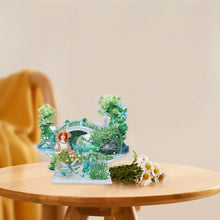 Load image into Gallery viewer, Garden-Single Side Drill-Acrylic Diamond Desktop Ornament