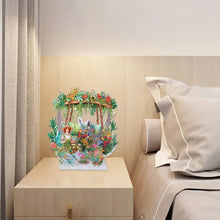 Load image into Gallery viewer, Garden-Single Side Drill-Acrylic Diamond Desktop Ornament